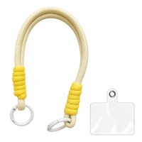 Lemontti Snur de mana pentru telefon Braided, 26cm, Bej