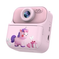 EKids Aparat foto instant pentru copii, Unicorn roz