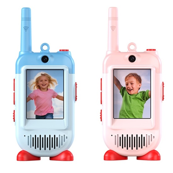 EKids Statii emisie-receptie pentru copii, Roz / Albastru