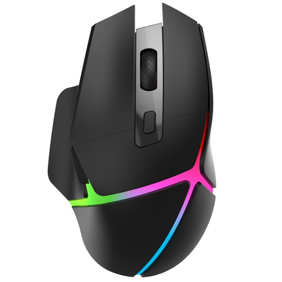 EKids Mouse Wireless Bluetooth E-sports gaming, efecte luminoase, Negru