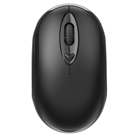 EKids Mouse Wireless Bluetooth, design ergonomic, Negru