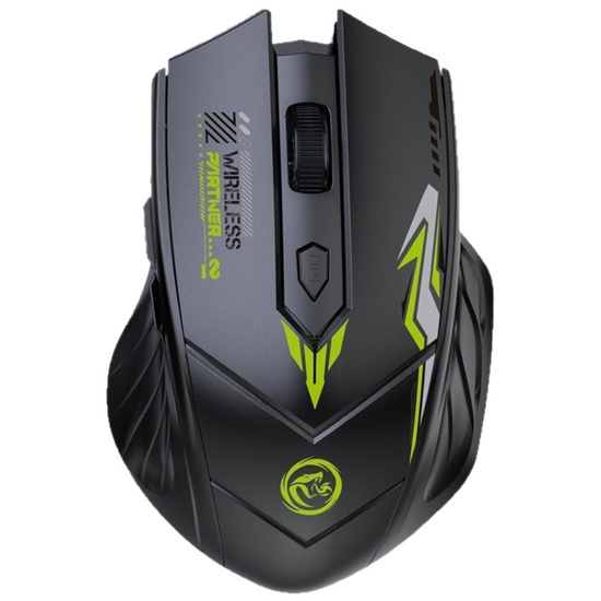 EKids Mouse Wireless Bluetooth de gaming cu switch-uri mecanice pentru jocuri de tip esport, Negru