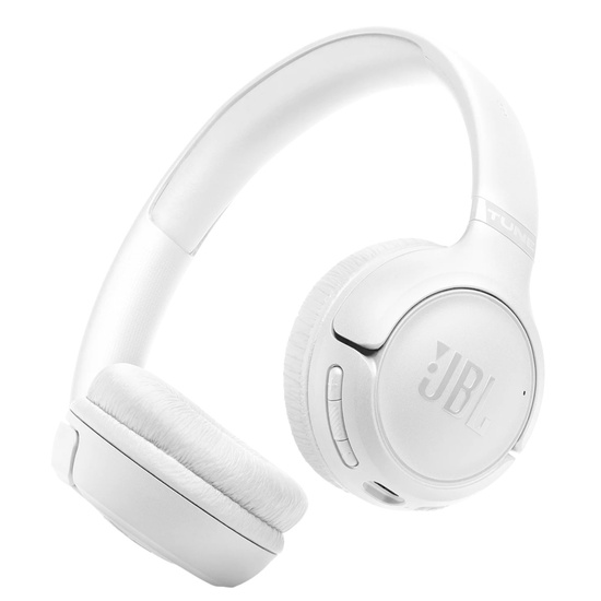 JBL Casti Wireless Over-Ear Tune 530BT, Bluetooth 6.0, 2 microfoane, Multipoint, Autonomie 76 ore, Alb