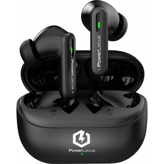 PowerLocus Casti True Wireless Bluetooth Fit ANC Black