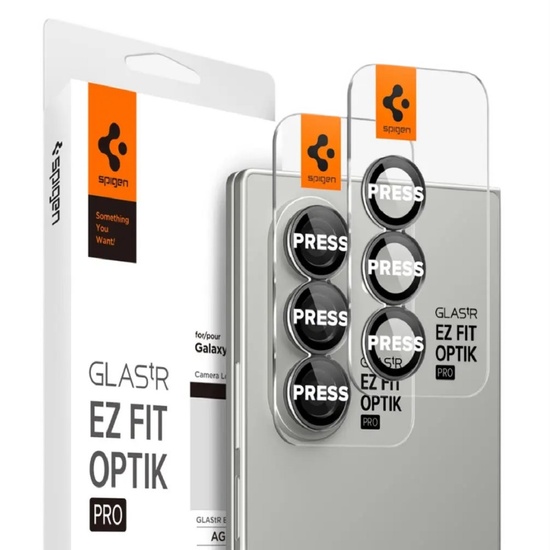 Spigen Folie Sticla Camera Glass tR EZ Fit Optik Pro HD Samsung Galaxy Z Fold7 / Z Fold8 Ultra (2 buc/pachet) Black