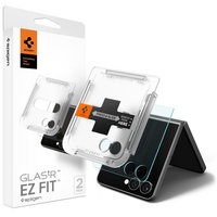 Spigen Folie Sticla Glass tR EZ-FIT HD Samsung Galaxy Z Flip7 / Z Flip8 (2 buc/pachet) Clear