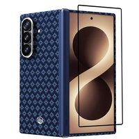 Benks Pachet Husa Armor Air Armor Grid Kevlar Magnetic + folie sticla Samsung Galaxy Z Fold8 Ultra Albastru