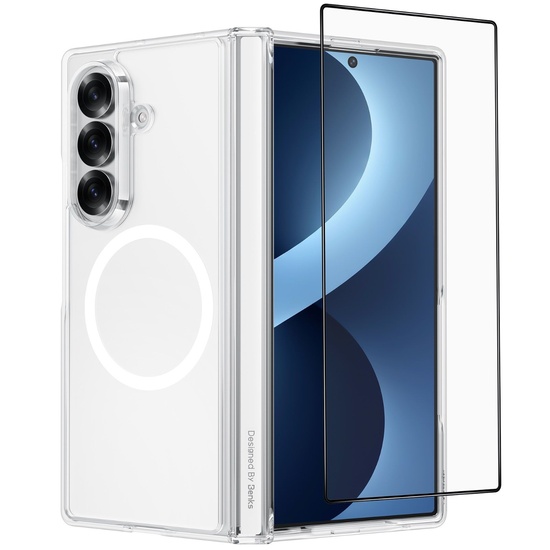 Benks Pachet Husa Crystal Magnetic + folie sticla Samsung Galaxy Z Fold8 Ultra Transparent