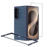 Benks Pachet Husa ArmorGrid Pro Kevlar Magnetic + folie sticla Samsung Galaxy Z Fold8 Ultra Albastru