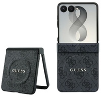 Guess Husa 4G Classic MagSafe Samsung Galaxy Z Flip8 Negru