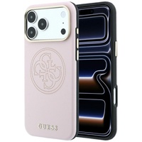 Guess Husa Perforated 4G Logo MagSafe iPhone 18 Pro Max / 17 Pro Max Roz