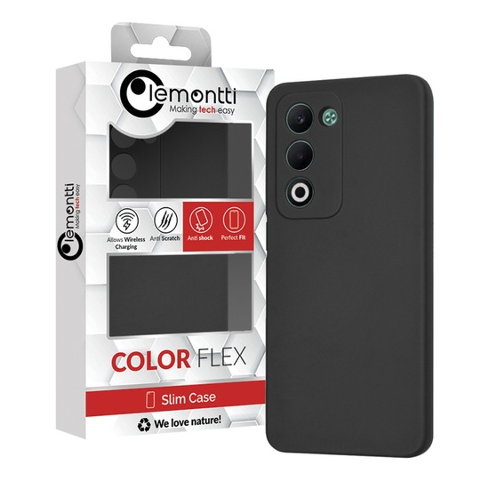Lemontti Husa Silicon Soft Slim Oppo A5 4G / A5 5G / A5m 4G Negru