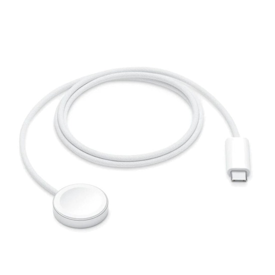 Apple Cablu Original de incarcare Magnetic pentru Apple Watch, Fast Charger 20W , USB-C, 1m, Alb