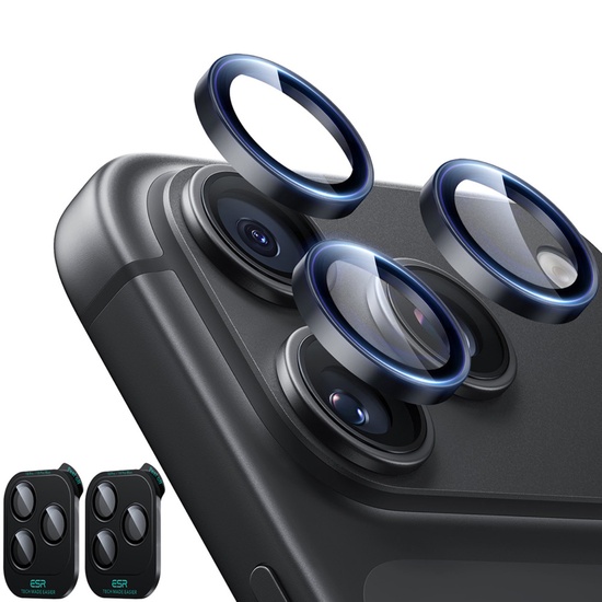 ESR Pachet 2 buc Folie Sticla Camera Armorite iPhone 18 Pro / iPhone 18 Pro Max, Black