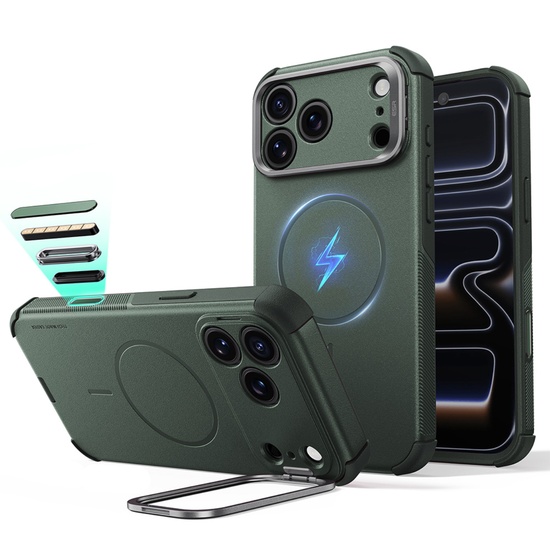 Esr Husa Cyber Armor Kickstand iPhone 18 Pro / 17 Pro Olive Green