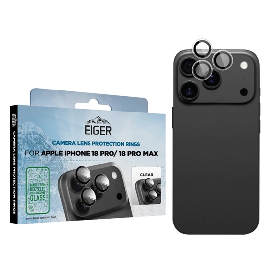 Eiger Folie Sticla Camera Mountain Glass GRS iPhone 18 Pro / iPhone 18 Pro Max Clear