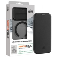 Eiger Husa North Folio Magsafe iPhone 18 Pro Max / 17 Pro Max Black