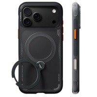 Torras Husa Ostand Q3 Air Series MagSafe iPhone 18 Pro / 17 Pro Shadow Black
