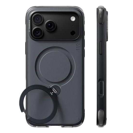 Torras Husa Ostand Q3 Air Essential iPhone 18 Pro Max / 17 Pro Max Black