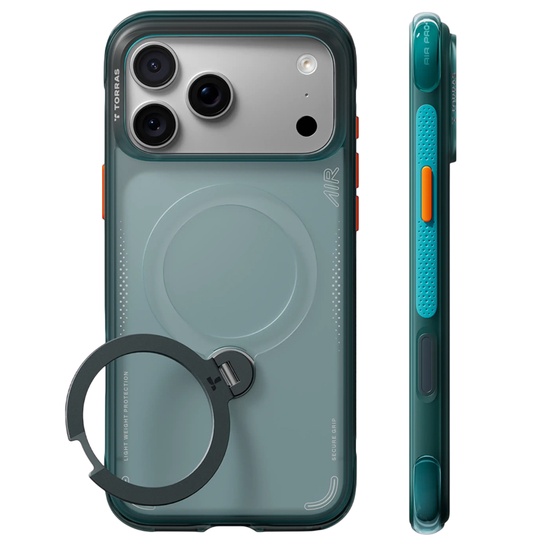 Torras Husa Ostand Q3 Air Series MagSafe iPhone 18 Pro / 17 Pro Glacier Sprint