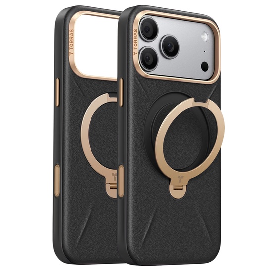 Torras Husa QPRO Leather Series iPhone 18 Pro / 17 Pro Black