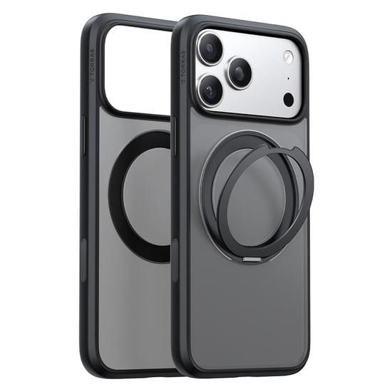 Torras Husa Ostand O1 Guardian iPhone 18 Pro Max / 17 Pro Max Black
