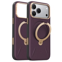 Torras Husa QPRO Leather Series iPhone 18 Pro Max / 17 Pro Max Purple