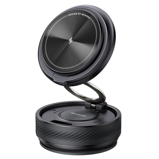 Mcdodo Suport auto cu Incarcare wireless prindere la bord 15 W , fixare sigură, fixare magnetică cu ventuză, rotație 360°, Negru