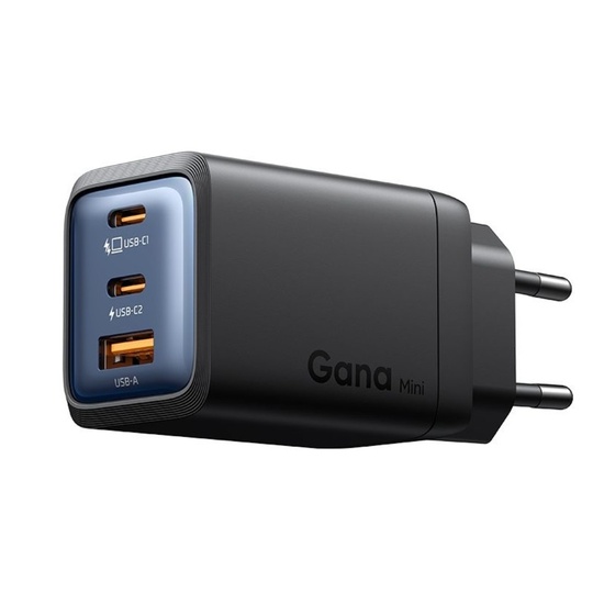 Mcdodo Incarcator Retea Fast Charge 67W Gana Mini Series, 2x Type-C, 1x USB-A, Negru