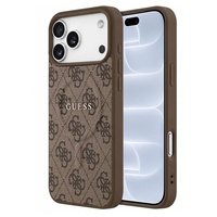 Guess Husa 4G Embossed Ring Classic Logo MagSafe iPhone 18 Pro Max / 17 Pro Max Maro