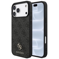 Guess Husa 4G Small and Classic Logo MagSafe iPhone 18 Pro / 17 Pro Negru 