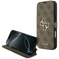 Guess Husa Book 4G Metal Logo iPhone 18 Pro / 17 Pro Maro