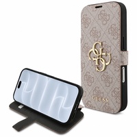Guess Husa Book 4G Metal Logo iPhone 18 Pro / 17 Pro Roz