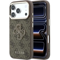 Guess Husa Hardcase 4G Big Resin Logo iPhone 18 Pro / 17 Pro Maro
