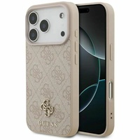 Guess Husa Hardcase 4G Small & Classic MagSafe iPhone 18 Pro / 17 Pro Roz