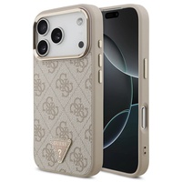 Guess Husa Hardcase 4G Triangle Logo MagSafe iPhone 18 Pro / 17 Pro Roz
