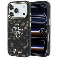 Guess Husa 4G Metal Script iPhone 18 Pro / 17 Pro Tortoise