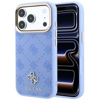 Guess Husa Peony 4G Small Logo MagSafe iPhone 18 Pro / 17 Pro Light Blue