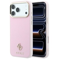 Guess Husa Saffiano Small 4G Classic MagSafe iPhone 18 Pro Max / 17 Pro Max Roz