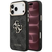 Guess Husa Big 4G Logo iPhone 18 Pro Max / 17 Pro Max Negru