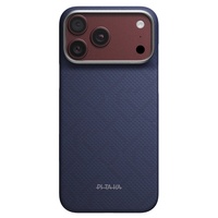 Pitaka Husa PTK Weaving Aramida Magsafe iPhone 18 Pro / 17 Pro Sapphire Blue