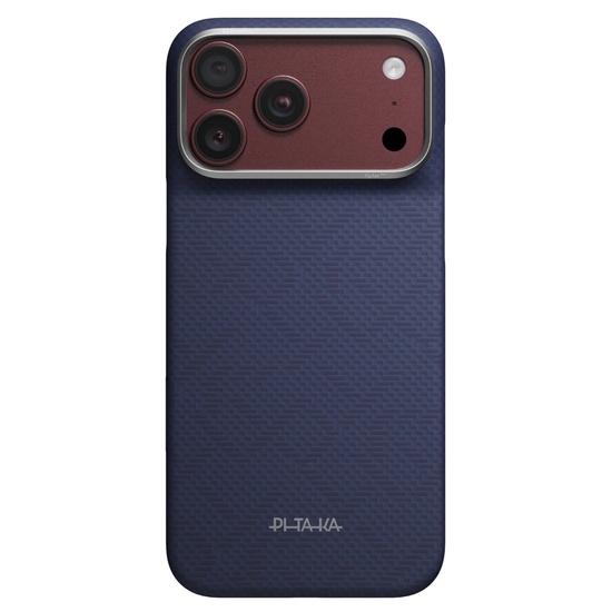 Pitaka Husa PTK Weaving Aramida Magsafe iPhone 18 Pro Max / 17 Pro Max Sapphire Blue