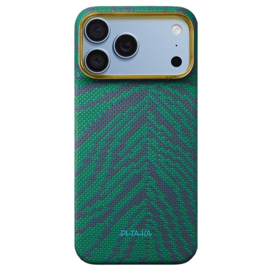 Pitaka Husa Breath of Veins Aramida Magsafe iPhone 18 Pro Max / 17 Pro Max Tidal Blue