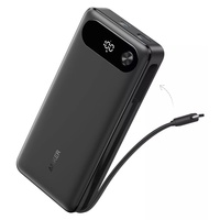 Anker Acumulator extern PowerCore 20.000 mAh, 87W total PD si Power IQ 3.0, incarca max 65W/port,  2x USB-C, 1x USB-A, cablu USB-C atasat, Negru
