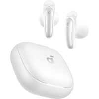 Anker Casti True Wireless Soundcore Liberty Buds Semi in-ear, Bluetooth 6.1, durata baterie pana la 30 ore, ANC adaptiv Alb