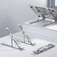Yesido Suport laptop pentru birou, design stabil si reglabil pe 7 niveluri de inaltime, pentru laptopuri de 13-20 inch, Argintiu