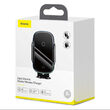 Suport Baseus Auto Light Electric cu Wireless Charger Black