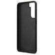 Husa Samsung Galaxy S21 Plus G996 Karl Lagerfeld Saffiano Ikonik Karl&Choupette Head Argintiu