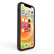 Husa iPhone 12 Mini Lemontti Liquid Silicon Black