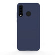 Husa Huawei P30 Lite Lemontti Liquid Silicon Dark Blue